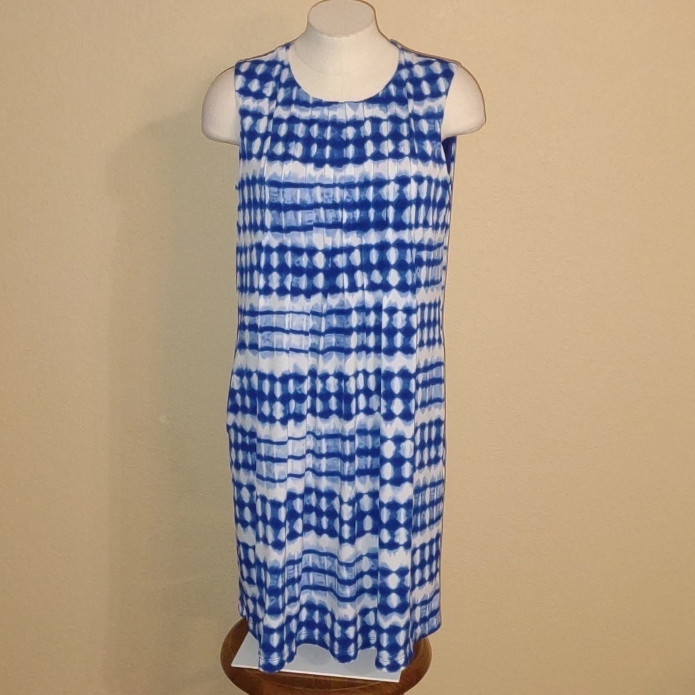 Calvin Klein Pleated Front Sleeveless Dress Size 4